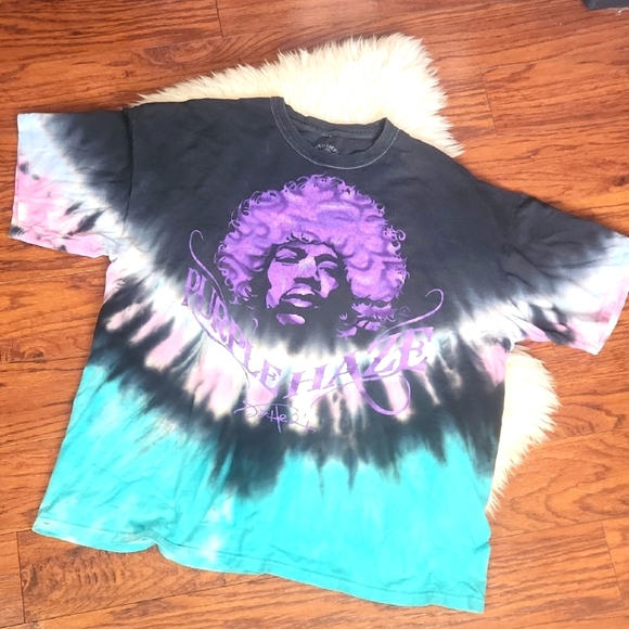 Authentic Hendrix Other - Jimi Hendrix Tye-dye Graphic Cotton Tshirt
